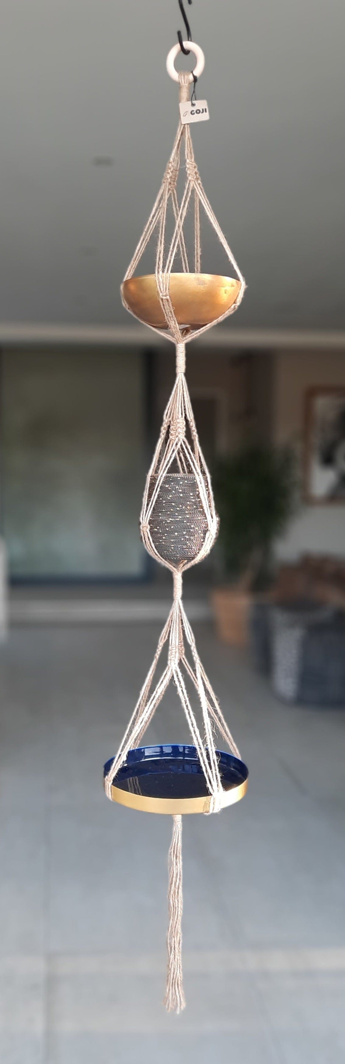 Triple Tier Macrame Goji Macrame Gauteng Macrame