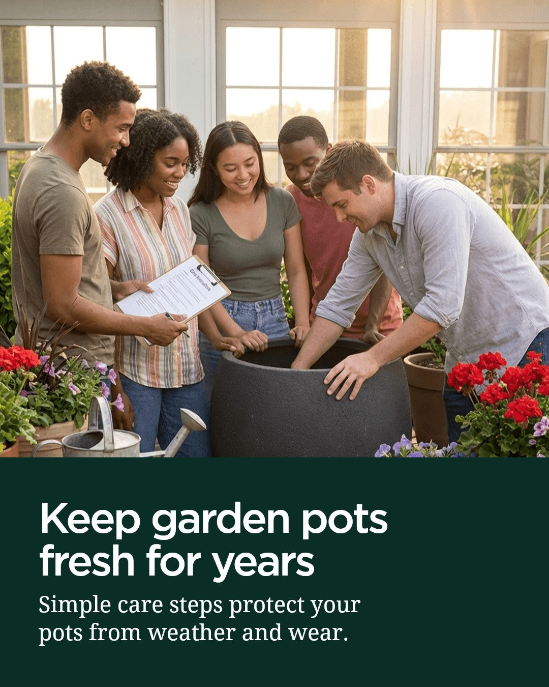 🌿 How to Keep Your Garden Pots Looking Fresh for Years