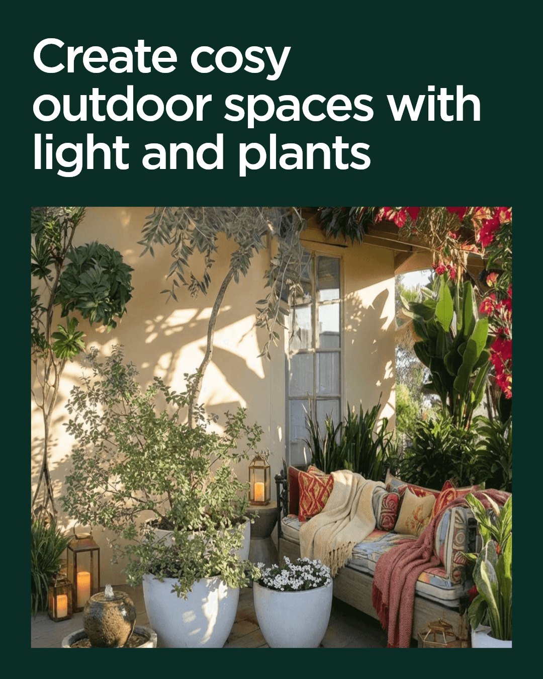 Create a Cosy Outdoor Retreat—Even in Small Spaces