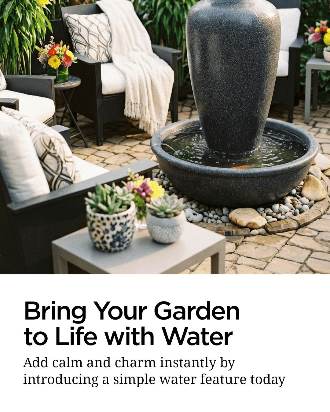 Transform Your Garden Instantly with a Water Feature