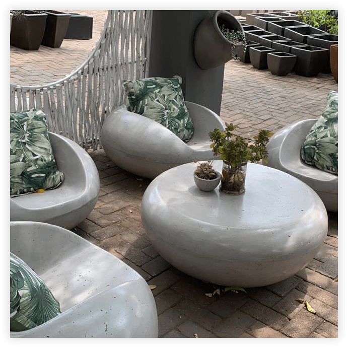Concrete furniture