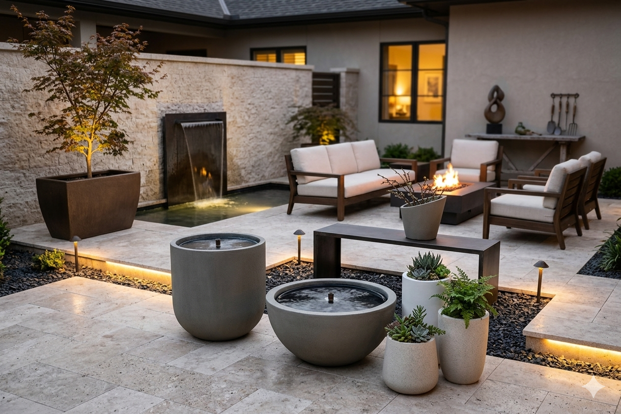 Delia Self Contained Water Feature